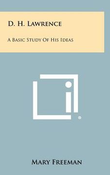 portada d. h. lawrence: a basic study of his ideas (en Inglés)