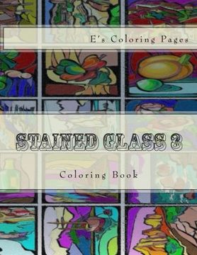 portada Stained Glass 3: Coloring Book