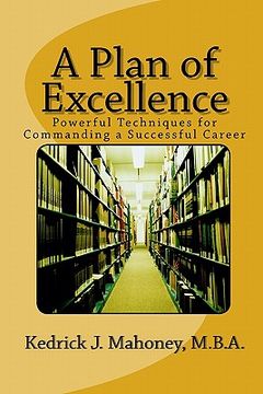 portada a plan of excellence (in English)