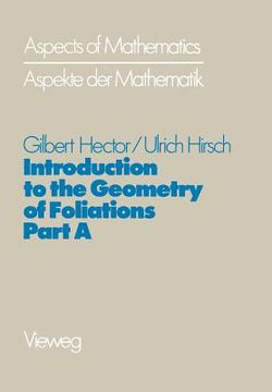 portada Introduction to the Geometry of Foliations, Part a (en Alemán)
