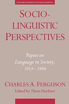 portada Sociolinguistic Perspectives: Papers on Language in Society, 1959-1994 (Oxford Studies in Sociolinguistics) (en Inglés)