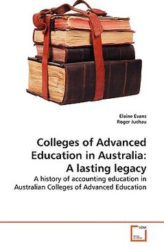 portada colleges of advanced education in australia: a lasting legacy (en Inglés)