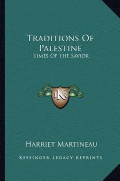 portada traditions of palestine: times of the savior (in English)