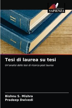 portada Tesi di laurea su tesi (en Italiano)