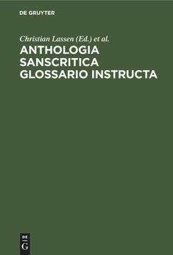 portada Anthologia Sanscritica Glossario Instructa (en Latin)