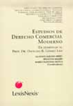 portada Estudios De Derecho Comercial Moderno (En Homenaje Al Dr. Osvaldo R. Gomez Leo ) (in Spanish)