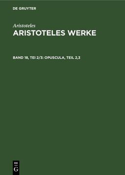 portada Opuscula, Teil 2,3 (in German)