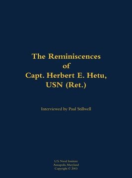 portada Reminiscences of Capt. Herbert E. Hetu, USN (Ret.) (en Inglés)