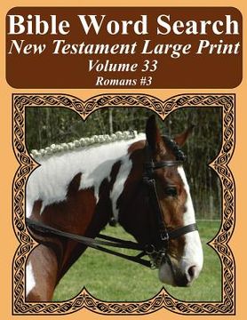 portada Bible Word Search New Testament Large Print Volume 33: Romans #3 (en Inglés)