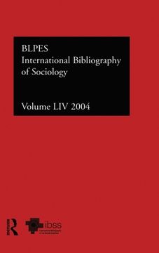 portada ibss: sociology: 2004 vol.54: international bibliography of the social sciences (in English)