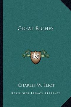 portada great riches (in English)