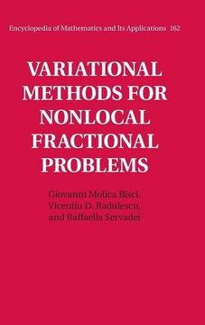 portada Variational Methods for Nonlocal Fractional Problems (Encyclopedia of Mathematics and its Applications) (en Inglés)