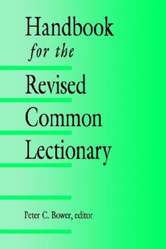 portada handbook for the revised common lectionary (in English)