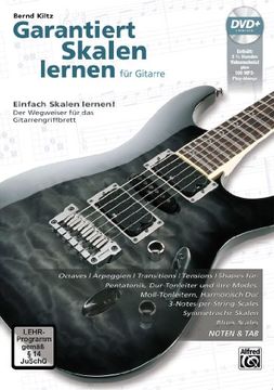 portada Garantiert Skalen lernen für Gitarre: Einfach Skalen lernen - Der Wegweiser für das Gitarrengriffbrett mit DVD! (in German)