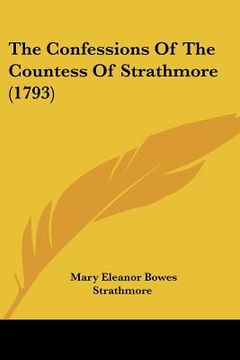 portada the confessions of the countess of strathmore (1793)