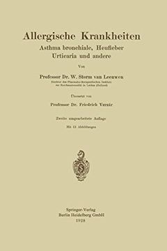 portada Allergische Krankheiten: Asthma Bronchiale, Heufieber Urticaria und Andere (en Alemán)