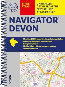 portada Philip's Navigator Street Atlas Devon (en Inglés)