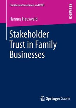 portada stakeholder trust in family businesses (en Inglés)