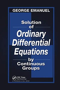 portada Solution of Ordinary Differential Equations by Continuous Groups (en Inglés)