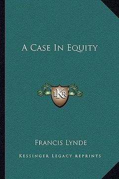 portada a case in equity (en Inglés)