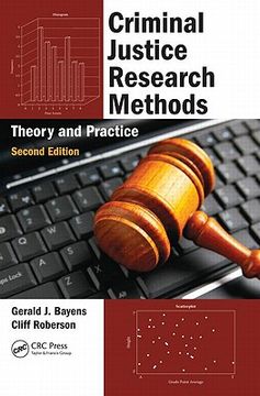 portada criminal justice research methods: theory and practice (en Inglés)
