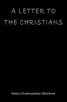 portada a letter to the christians (en Inglés)