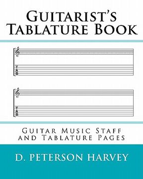 portada guitarist's tablature book (en Inglés)