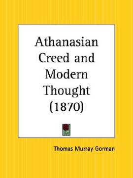 portada athanasian creed and modern thought (in English)
