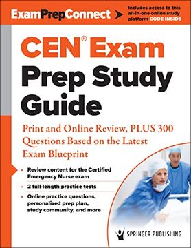 portada Cen® Exam Prep Study Guide: Print and Online Review, Plus 300 Questions Based on the Latest Exam Blueprint (in English)