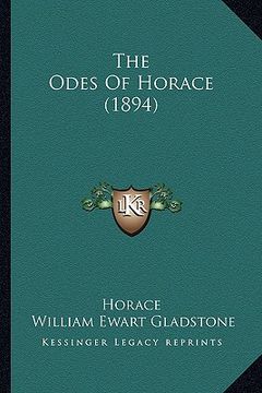 portada the odes of horace (1894) (in English)