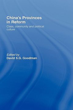 portada china's provinces in reform: class, community and political culture (en Inglés)