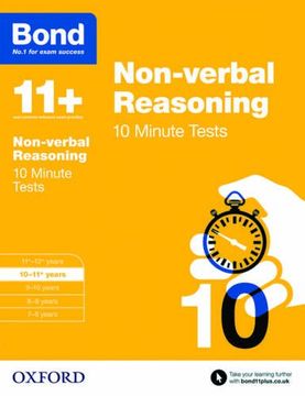 portada Bond 11+: Non-verbal Reasoning: 10 Minute Tests: 10-11+ years