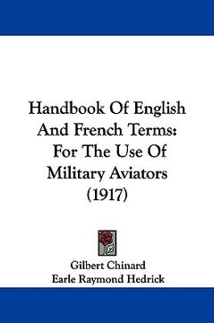 portada handbook of english and french terms: for the use of military aviators (1917) (en Inglés)