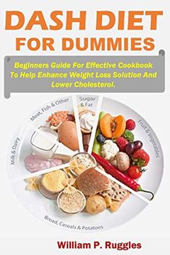 portada Dash Diet for Dummies (libro en Inglés)
