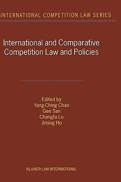 portada international and comparative competition laws and policies (en Inglés)