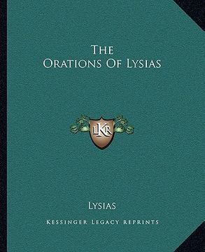 portada the orations of lysias (en Inglés)