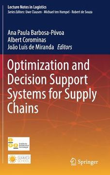 portada Optimization and Decision Support Systems for Supply Chains