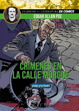 portada CLASICOS DE LA LITERATURA EN COMICS: CRÍMENES EN LA CALLE MORGUE