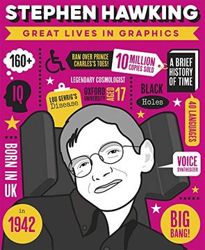 portada Great Lives in Graphics: Stephen Hawking (en Inglés)