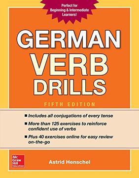 portada German Verb Drills, Fifth Edition (en Inglés)