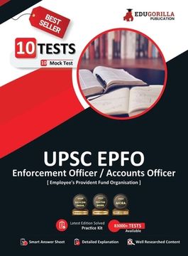 portada UPSC EPFO Enforcement Officer / Account Officer Recruitment Exam 2023 (English Edition) - 10 Mock Tests with Details Solutions (1200 Solved Question) (en Inglés)