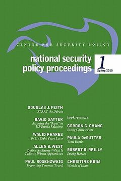 portada national security policy proceedings (in English)