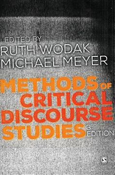 portada Methods of Critical Discourse Studies (en Inglés)