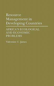 portada resource management in developing countries: africa's ecological and economic problems (en Inglés)