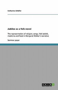 portada jubilee as a folk novel (en Inglés)