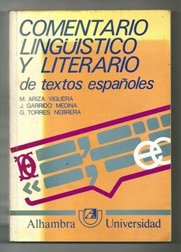 portada Comentario Linguistico y Literario de Textos Españoles