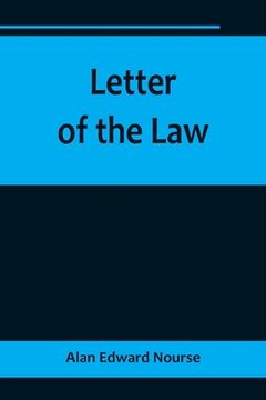 portada Letter of the Law (en Inglés)
