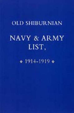 portada Old Shirburnian Navy and Army List (1914-18) (en Inglés)