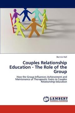 portada couples relationship education - the role of the group (en Inglés)