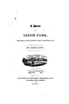 portada A Poem on Leigh Park, The Seat of Sir G.T. Staunton, Bart (in English)